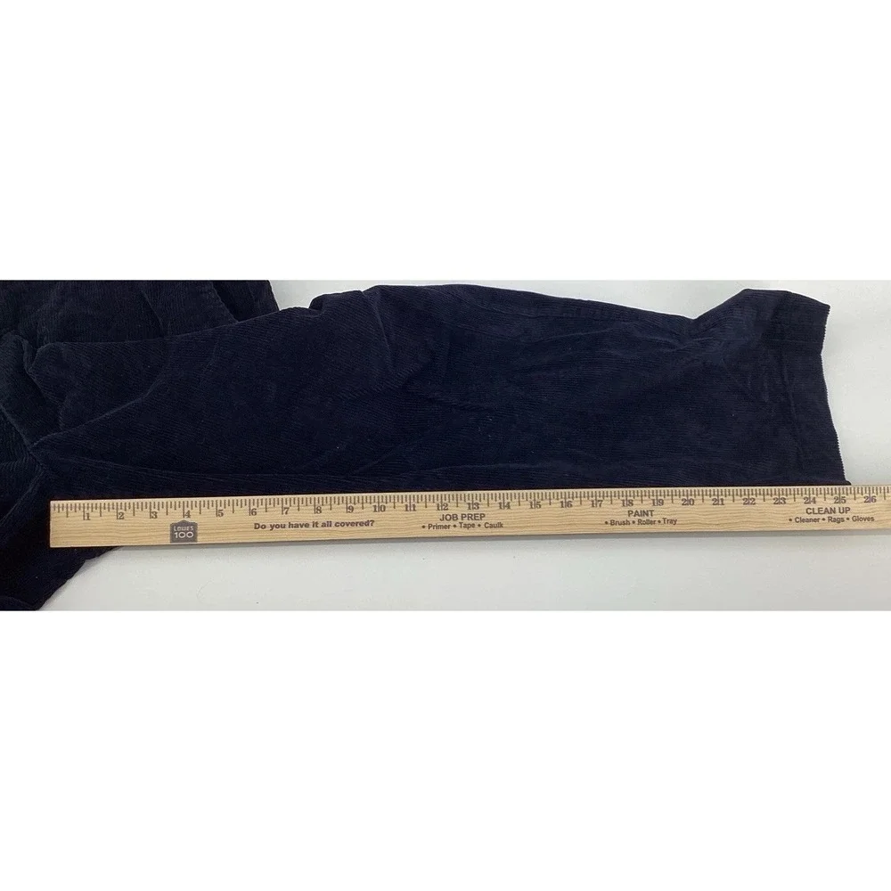 LL Bean Classic Fit Corduroy Pants Navy Blue Men Size 38 Academia Preppy - Picture 6 of 6
